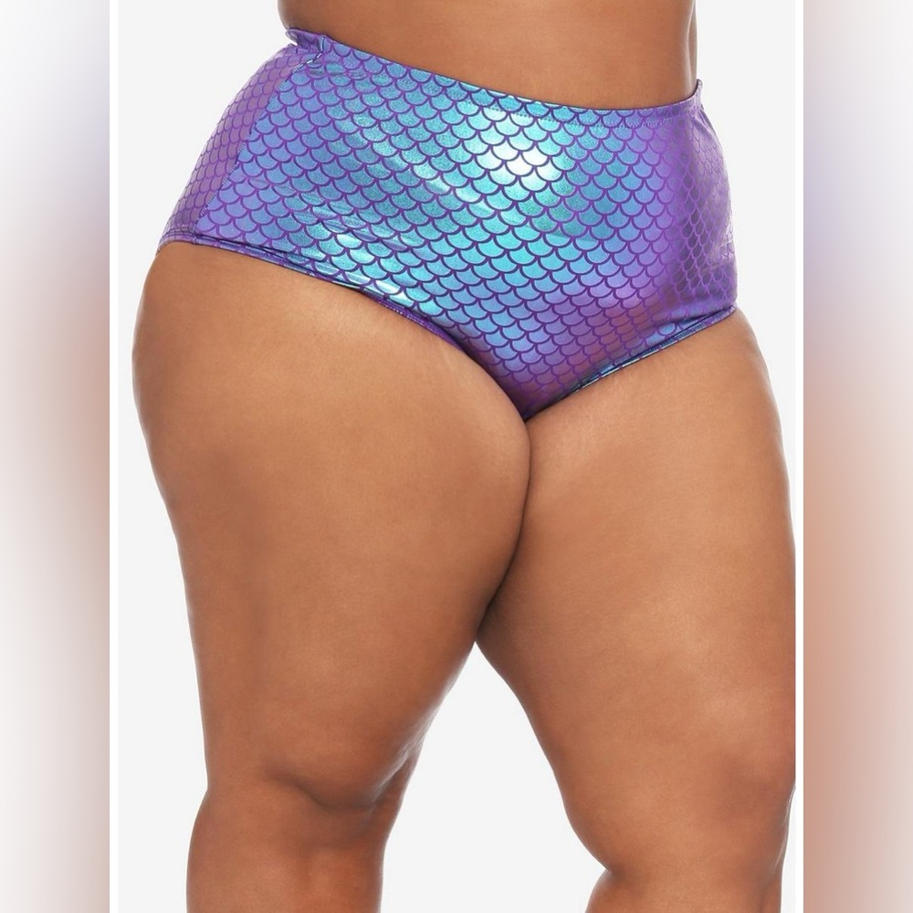 Hot Topic Sz 1 Disney The Little Mermaid Ariel Swim Bottoms Women’s XL, 14/16 - Picture 3 of 13